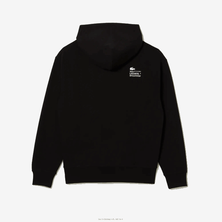 Lacoste losvallend sweatshirt met capuchon 0828H1053 zwart 031 Heren