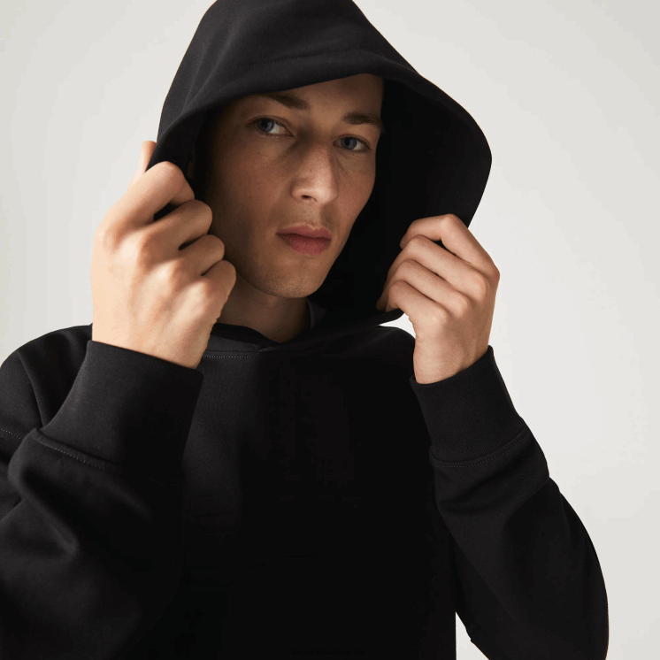 Lacoste losvallend sweatshirt met capuchon 0828H1053 zwart 031 Heren