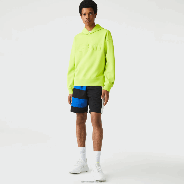Lacoste losvallend sweatshirt met capuchon 0828H1054 geel 90v Heren