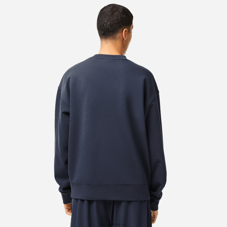 Lacoste losvallend sweatshirt met merknaam 0828H7 blauwe kxe Heren