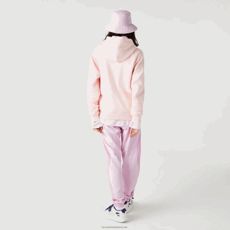 Lacoste losvallend sweatshirt van biologisch katoen met capuchon 0828H1158 lichtroze t03 Heren