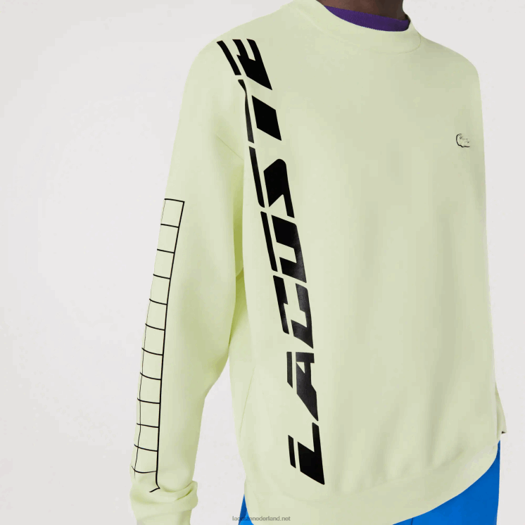 Lacoste losvallende piqué sweater 0828H1000 geel 6gd Heren