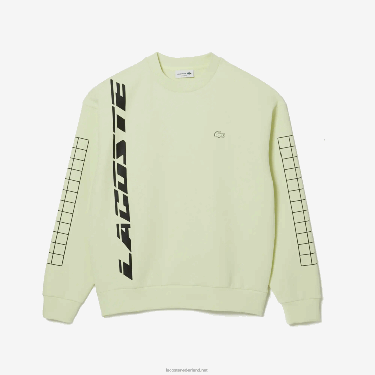 Lacoste losvallende piqué sweater 0828H1000 geel 6gd Heren