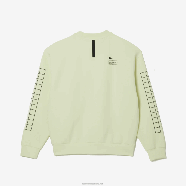 Lacoste losvallende piqué sweater 0828H1000 geel 6gd Heren