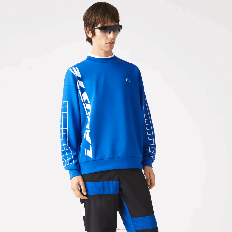Lacoste losvallende piqué sweater 0828H1001 blauw k1q Heren