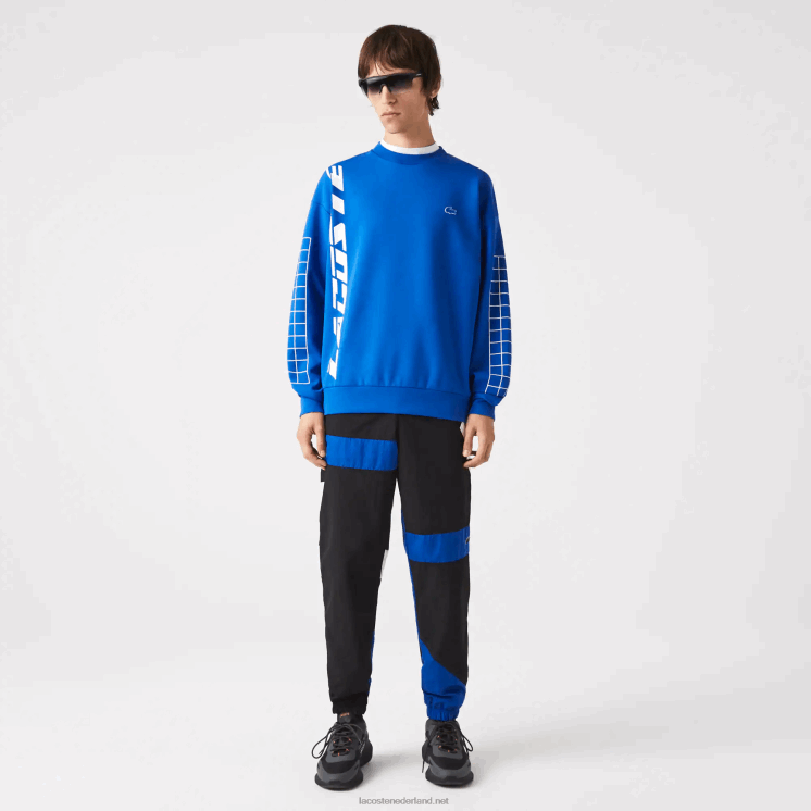 Lacoste losvallende piqué sweater 0828H1001 blauw k1q Heren