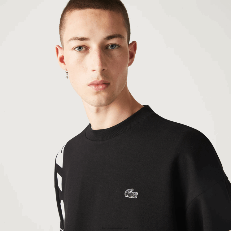Lacoste losvallende piqué sweater 0828H999 zwart 031 Heren