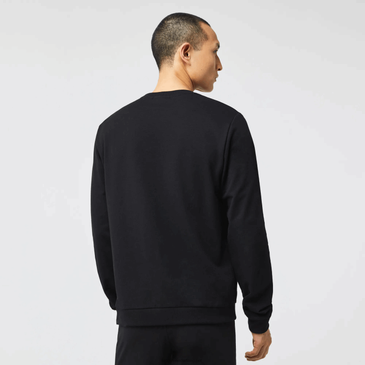 Lacoste loungesweatshirt van katoenfleece 0828H1387 zwart c31 Heren