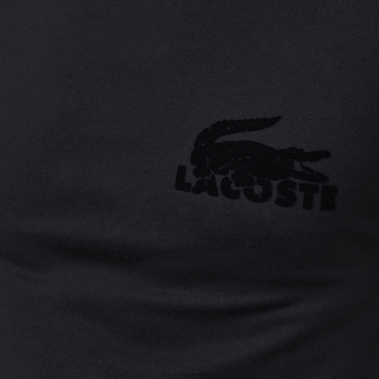 Lacoste loungesweatshirt van katoenfleece 0828H1387 zwart c31 Heren