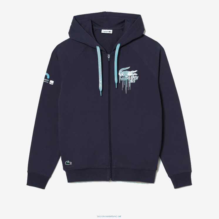 Lacoste sport miami open edition hoodie 0828H354 blauwe kxe Heren