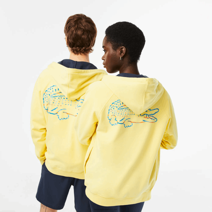 Lacoste sport miami open edition hoodie 0828H355 geel 107 Heren