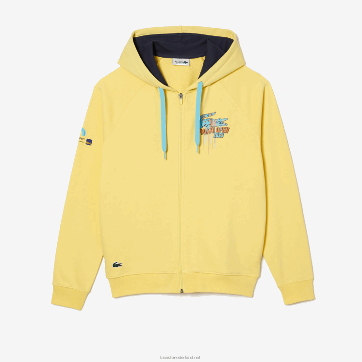 Lacoste sport miami open edition hoodie 0828H355 geel 107 Heren