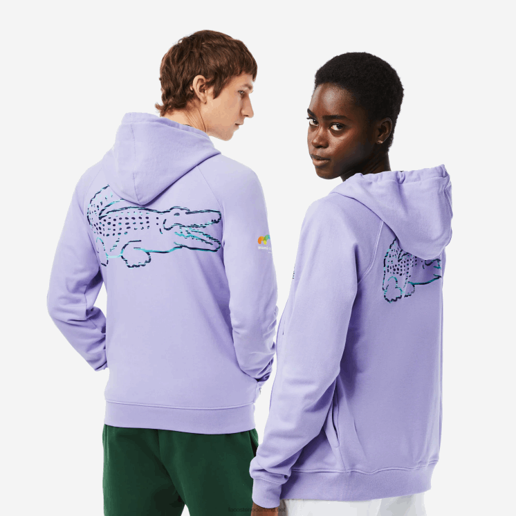 Lacoste sport miami open edition hoodie 0828H356 paars 3k0 Heren