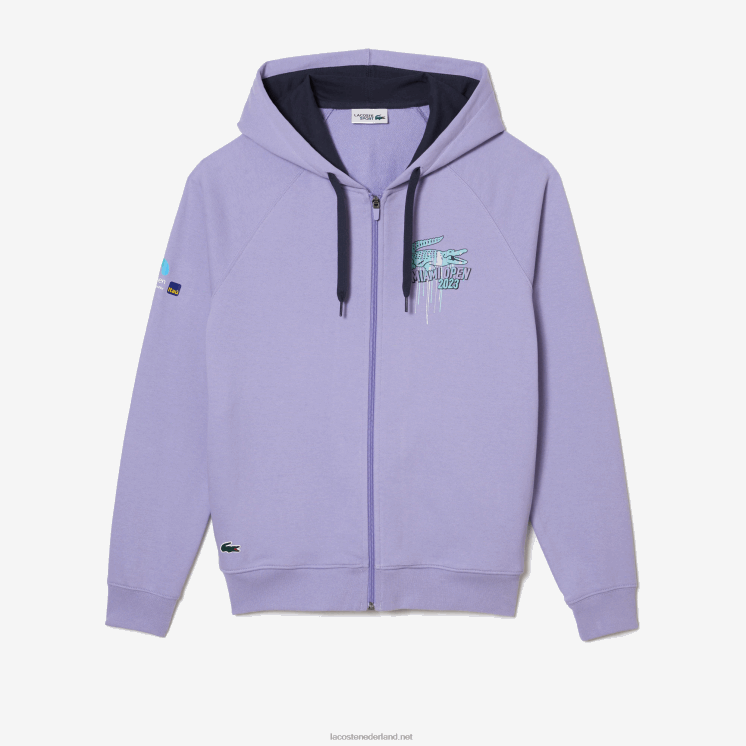 Lacoste sport miami open edition hoodie 0828H356 paars 3k0 Heren