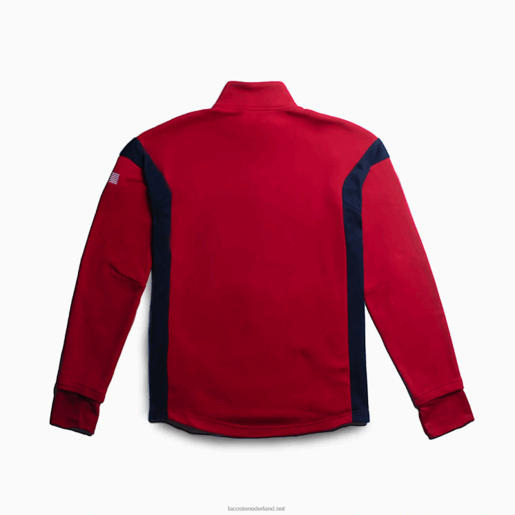 Lacoste sport sweatshirt 0828H371 rood marineblauw rood t61 Heren