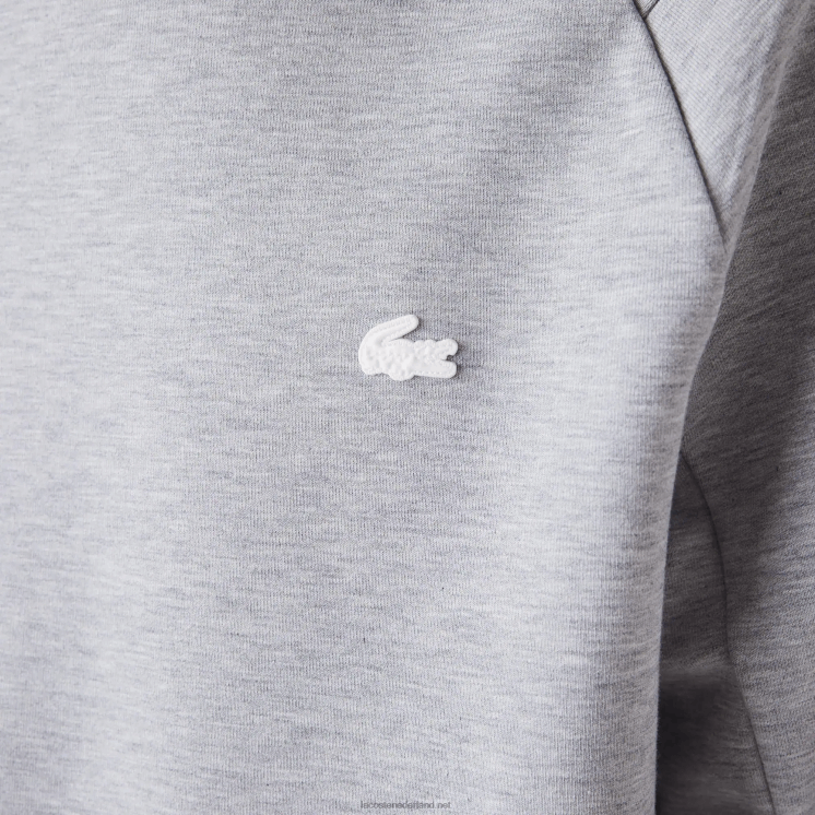 Lacoste sweatshirt met klassieke pasvorm en capuchon 0828H1224 grijze chine ca Heren