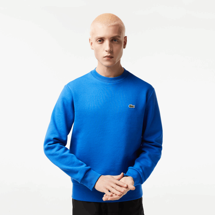 Lacoste sweatshirt van biologisch geborsteld katoen 0828H286 blauwe kxb Heren