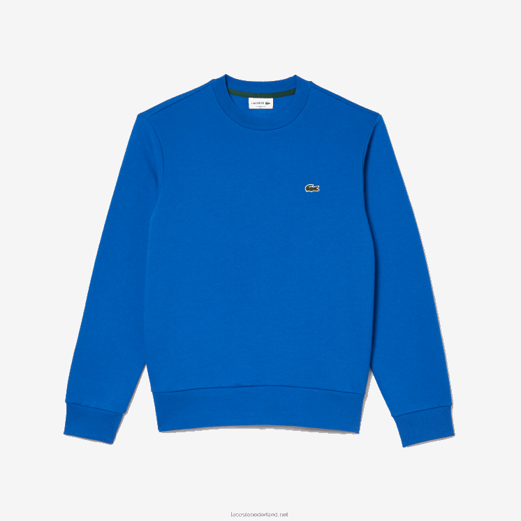 Lacoste sweatshirt van biologisch geborsteld katoen 0828H286 blauwe kxb Heren