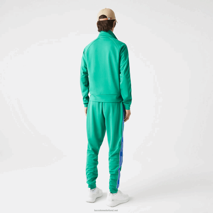 Lacoste traditioneel sweatshirt met hoge hals en rits 0828H1070 groene hd2 Heren