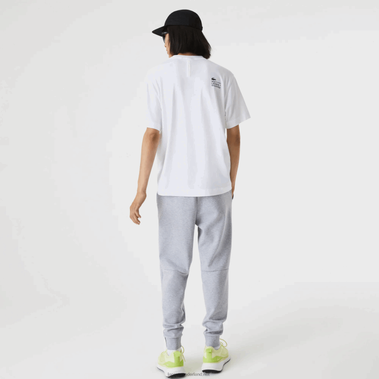 Lacoste T-shirt met relaxte pasvorm 0828H661 wit 001 Heren