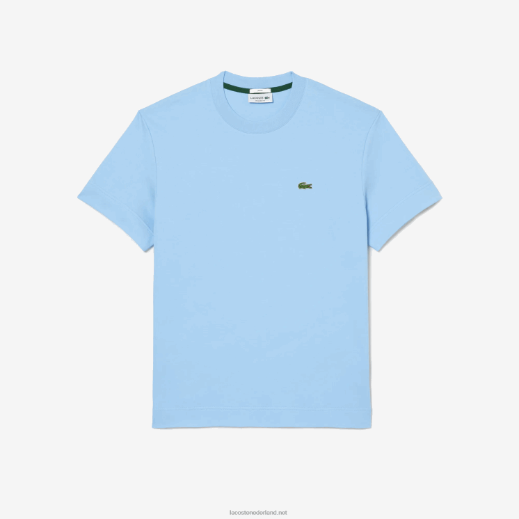 Lacoste T-shirt van biologisch katoen met ronde hals 0828H735 blauwe hbp Heren