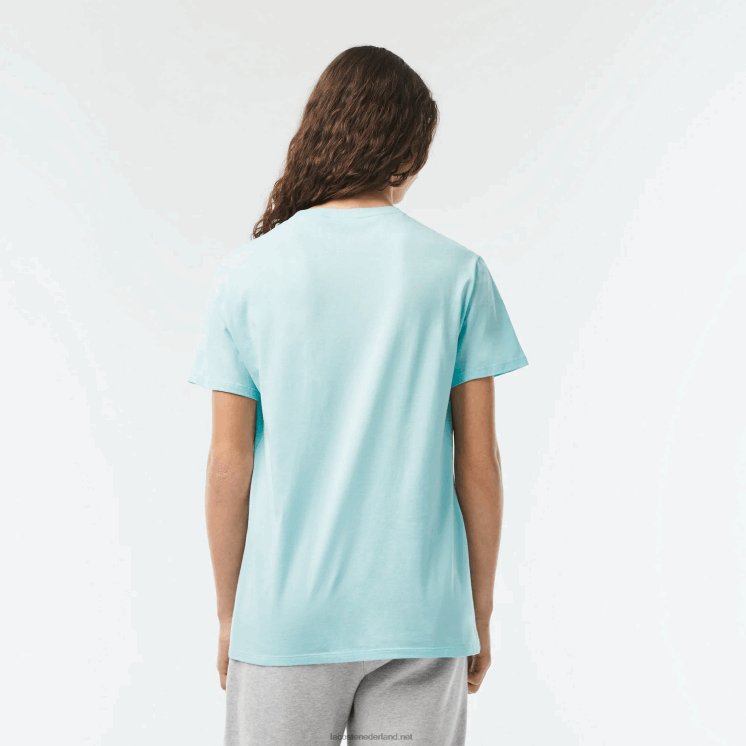 Lacoste T-shirt van pimakatoenjersey met ronde hals 0828H112 mint lgf Heren