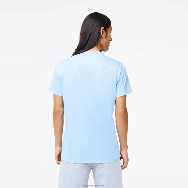 Lacoste T-shirt van pimakatoenjersey met ronde hals 0828H680 blauwe hbp Heren