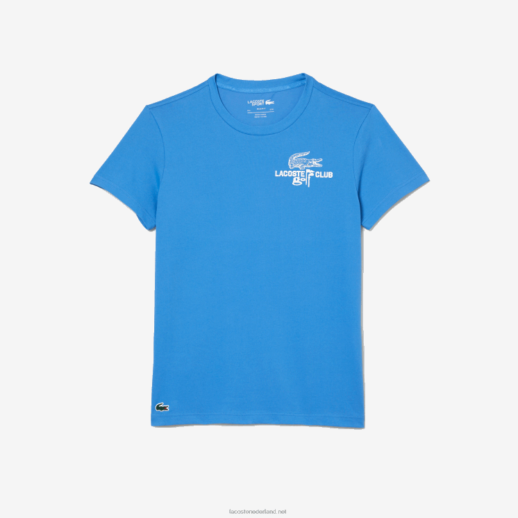 Lacoste golf regular fit T-shirt van biologisch katoen 0828H179 blauw l99 Heren