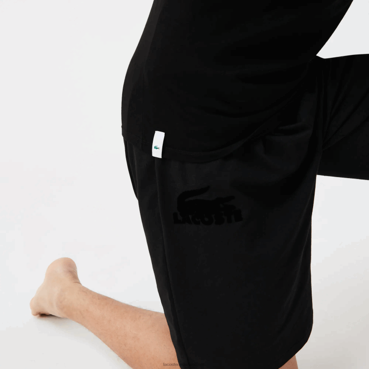 Lacoste katoenen T-shirt met ronde hals, 3-pack 0828H1351 zwart 031 Heren