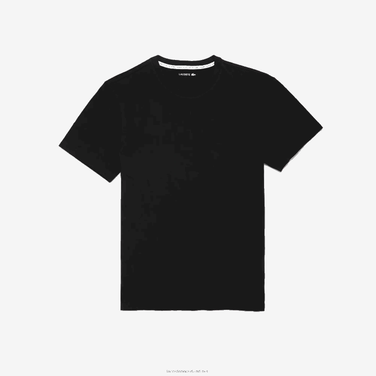 Lacoste lounge-T-shirt met korte mouwen 0828H1383 zwart 031 Heren
