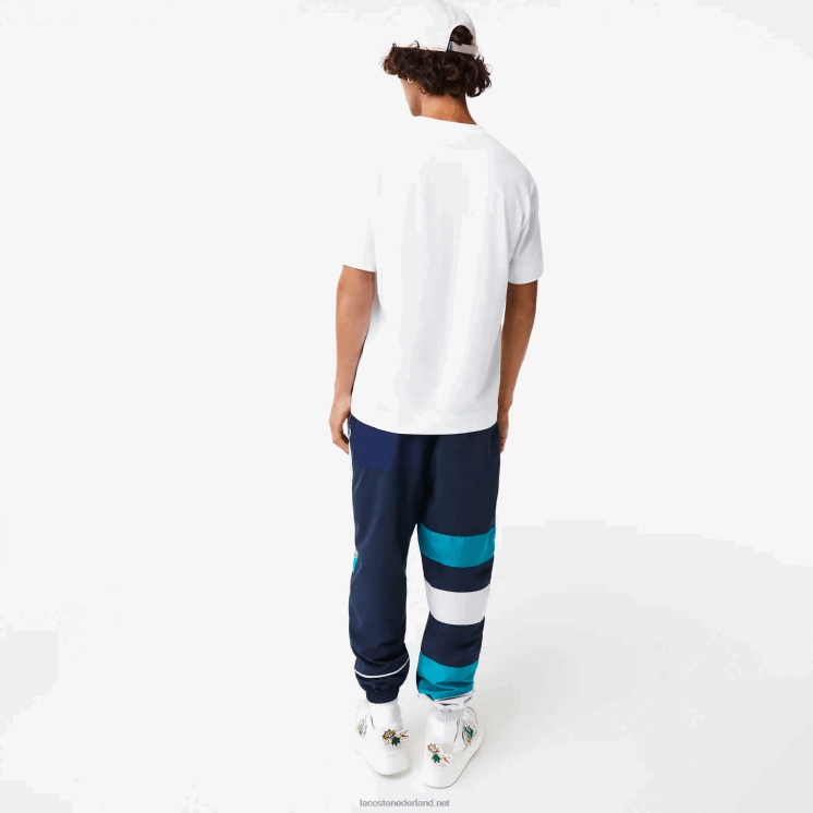 Lacoste relaxed fit oversized krokodil T-shirt 0828H608 wit 001 Heren