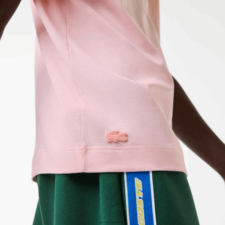 Lacoste relaxed fit oversized krokodil T-shirt 0828H610 lichtroze t03 Heren