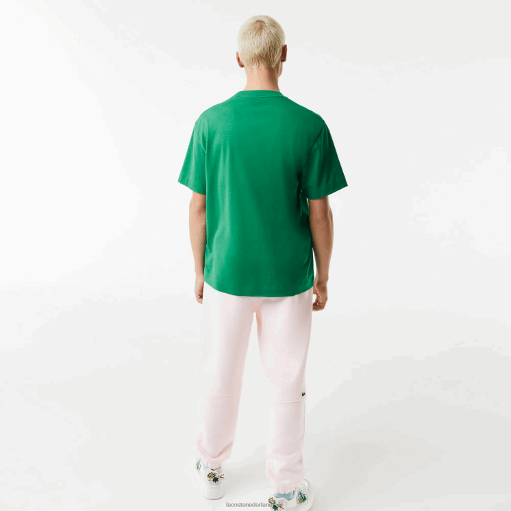 Lacoste relaxed fit oversized krokodil T-shirt 0828H616 groene lm Heren