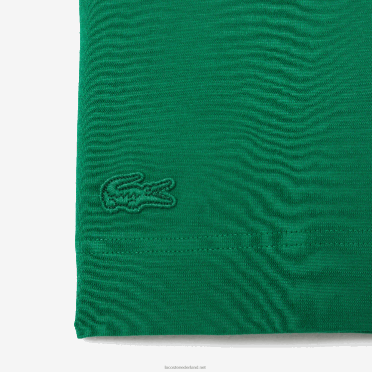 Lacoste relaxed fit oversized krokodil T-shirt 0828H616 groene lm Heren