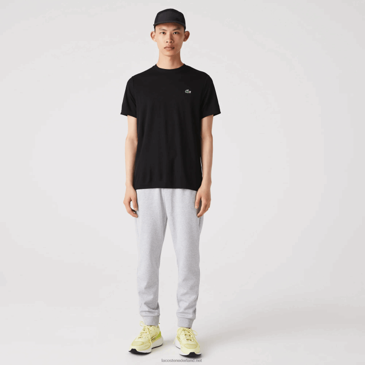 Lacoste sport ademend piqué t-shirt 0828H672 zwart 031 Heren