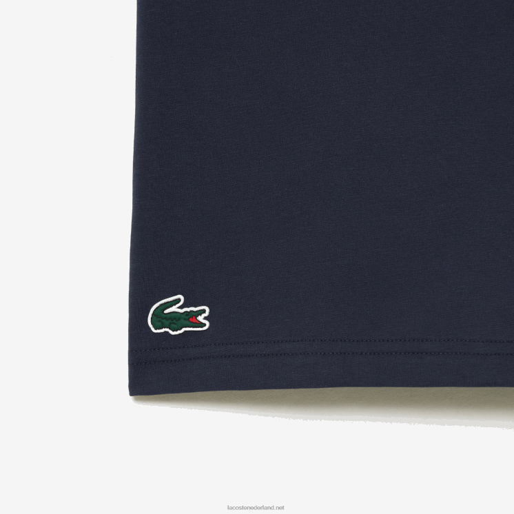 Lacoste sport miami open editie t-shirt 0828H214 blauwe kxe Heren