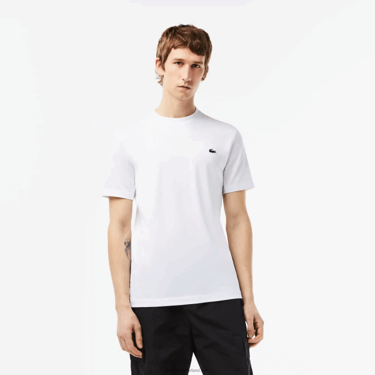 Lacoste sport slim-fit stretch jersey t-shirt 0828H119 wit 001 Heren