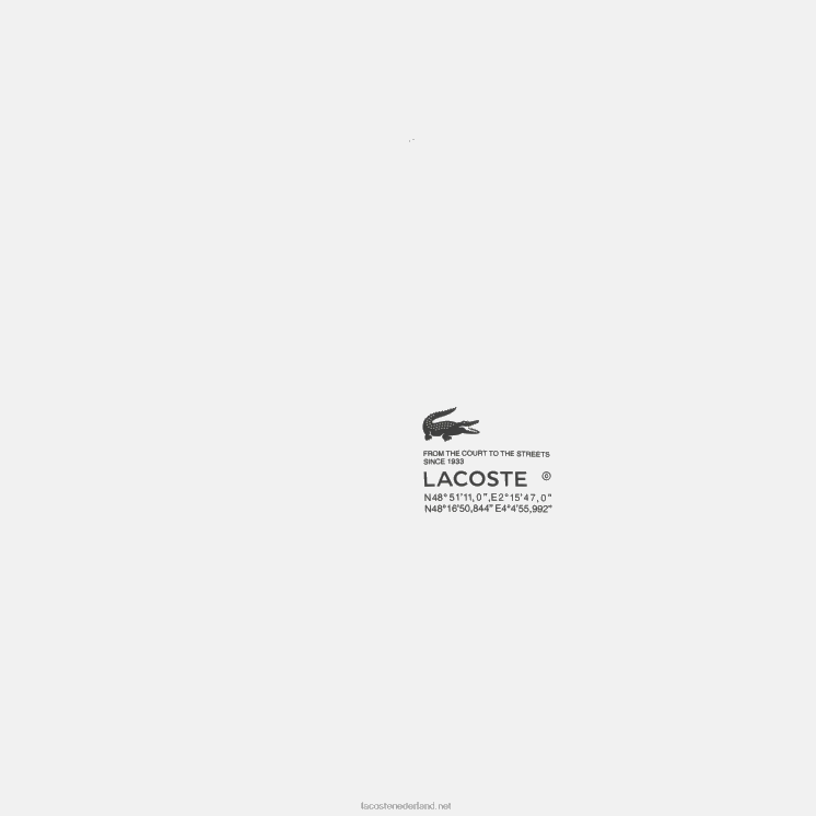 Lacoste sport slim-fit stretch jersey t-shirt 0828H119 wit 001 Heren