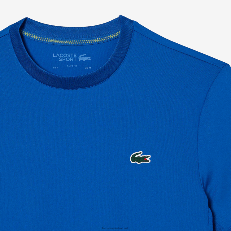 Lacoste sport slim-fit stretch jersey t-shirt 0828H120 blauwe kxb Heren
