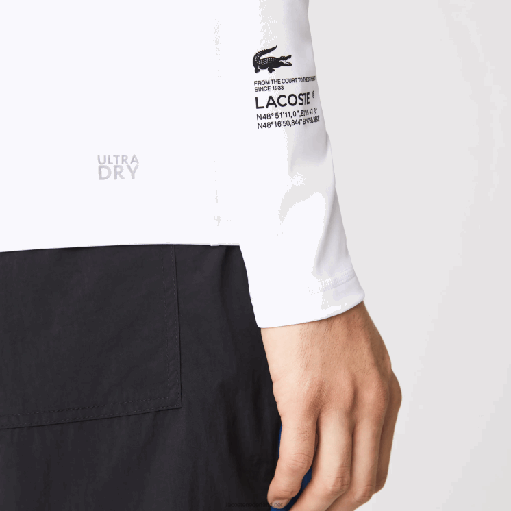 Lacoste sport thermisch t-shirt 0828H877 wit 001 Heren