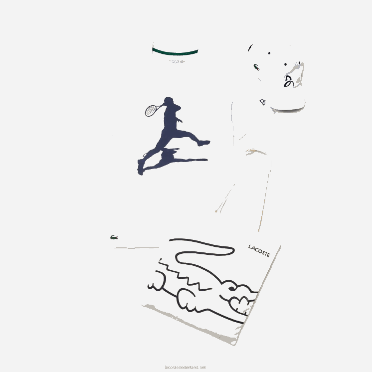 Lacoste sport x novak djokovic-pakket 0828H1483 wit 001 Heren