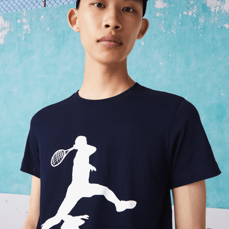 Lacoste sport x novak djokovic-pakket 0828H1484 marineblauw 166 Heren