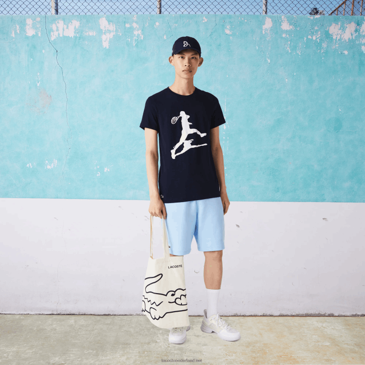 Lacoste sport x novak djokovic-pakket 0828H1484 marineblauw 166 Heren