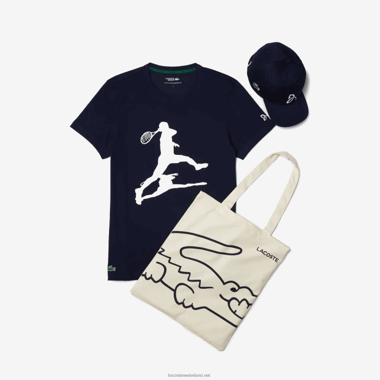 Lacoste sport x novak djokovic-pakket 0828H1484 marineblauw 166 Heren