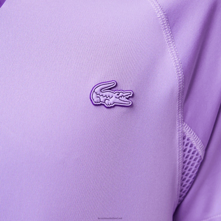 Lacoste sportief T-shirt van stretchjersey 0828H827 paars 6md Heren