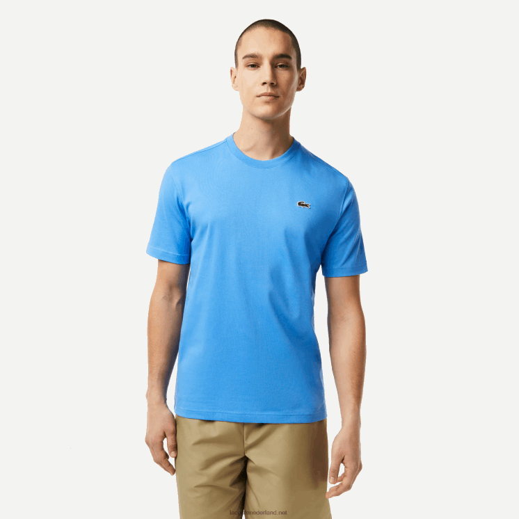 Lacoste sportief ademend t-shirt 0828H50 blauw l99 Heren