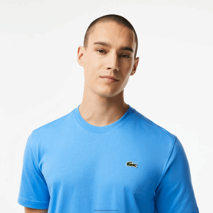 Lacoste sportief ademend t-shirt 0828H50 blauw l99 Heren