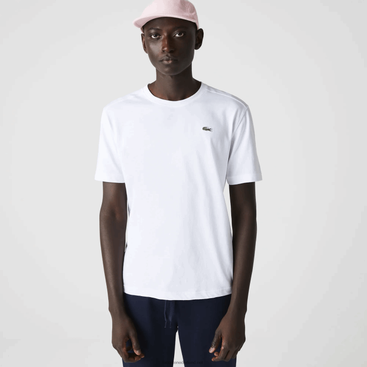 Lacoste sportief ademend t-shirt 0828H51 wit 001 Heren