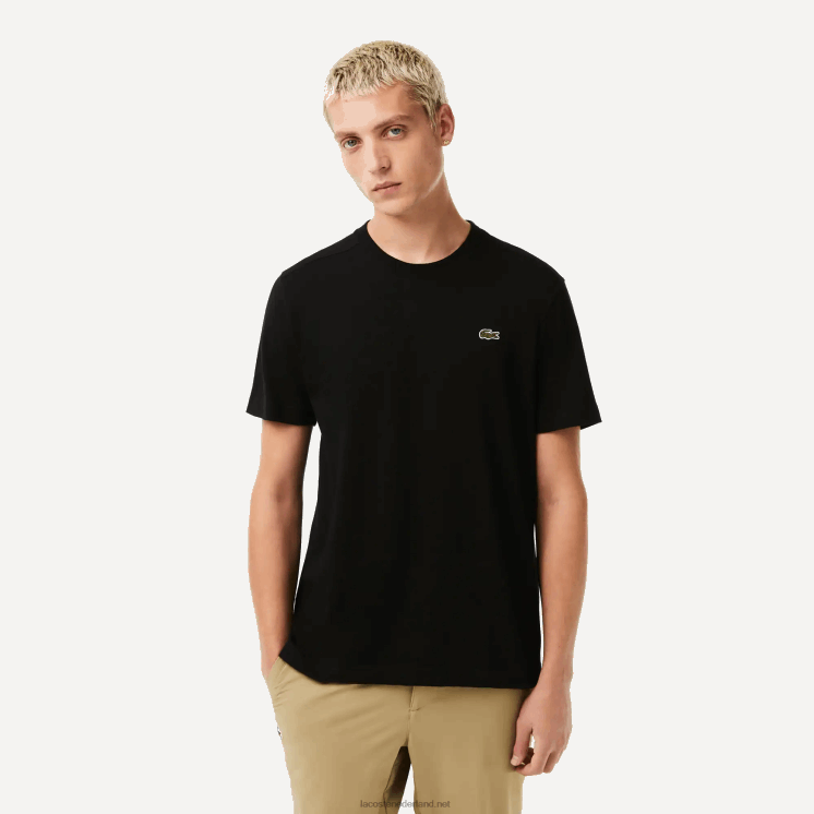 Lacoste sportief ademend t-shirt 0828H52 zwart 031 Heren