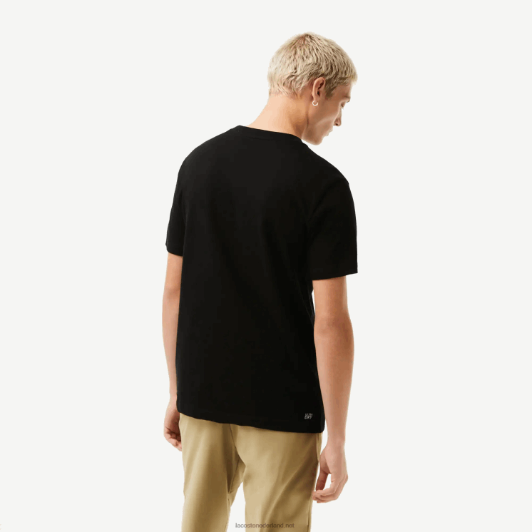 Lacoste sportief ademend t-shirt 0828H52 zwart 031 Heren